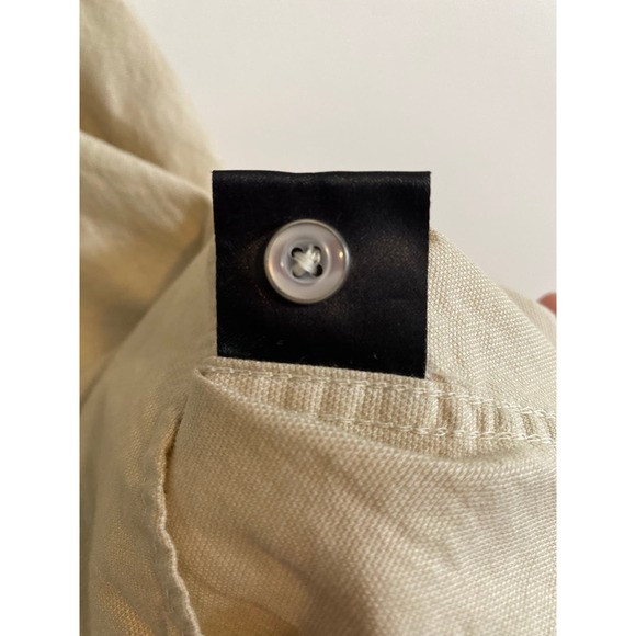 Sean John 100% Cotton L/S Neutral Khaki Button Down Men's Shirt Sz XXL - Picture 9 of 11